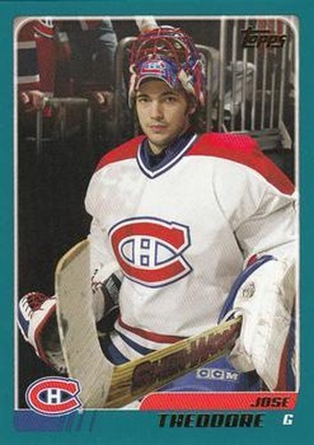 #120 Jose Theodore - Montreal Canadiens - 2003-04 Topps Hockey
