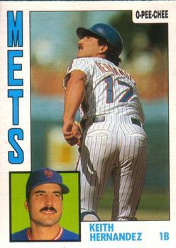 #120 Keith Hernandez - New York Mets - 1984 O-Pee-Chee Baseball