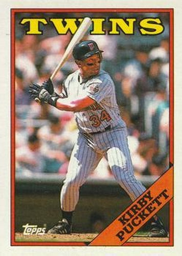 #120 Kirby Puckett - Minnesota Twins - 1988 Topps Baseball