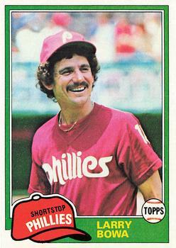 #120 Larry Bowa - Philadelphia Phillies - 1981 Topps Baseball