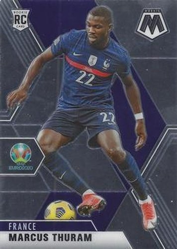 #120 Marcus Thuram - France - 2021 Panini Mosaic UEFA EURO Soccer