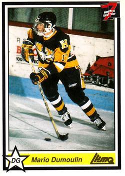 #120 Mario Dumoulin - Beauport Harfangs - 1990-91 7th Inning Sketch QMJHL Hockey