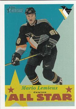 #120 Mario Lemieux - Pittsburgh Penguins - 2001-02 Topps Heritage Hockey
