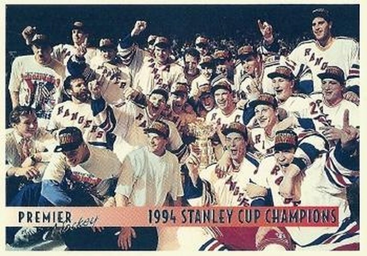 #120 1994 Stanley Cup Champions - New York Rangers - 1994-95 Topps Premier Hockey