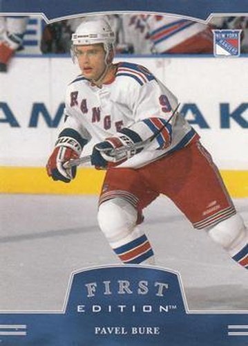 #120 Pavel Bure - New York Rangers - 2002-03 Be a Player First Edition Hockey