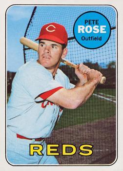 #120 Pete Rose - Cincinnati Reds - 1969 Topps Baseball