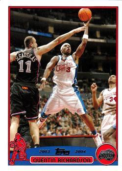 #120 Quentin Richardson - Los Angeles Clippers - 2003-04 Topps Basketball