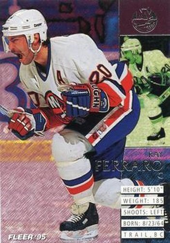 #120 Ray Ferraro - New York Islanders - 1994-95 Fleer Hockey