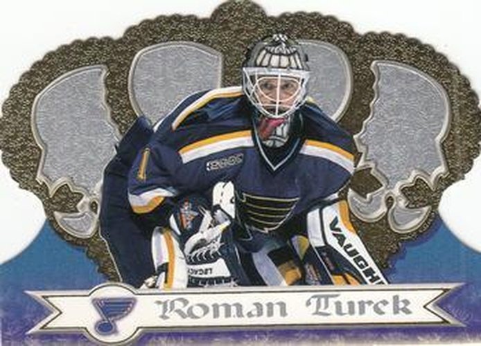 #120 Roman Turek - St. Louis Blues - 1999-00 Pacific Crown Royale Hockey