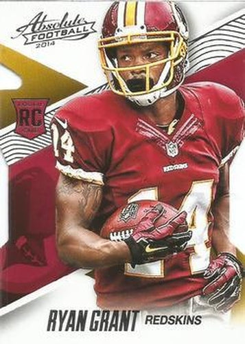 #120 Ryan Grant - Washington Redskins - 2014 Panini Absolute - Retail Football