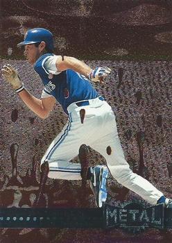#120 Shawn Green - Toronto Blue Jays - 1996 Metal Universe Baseball