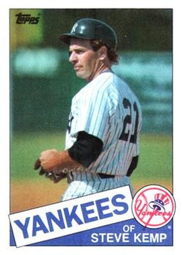 #120 Steve Kemp - New York Yankees - 1985 Topps Baseball
