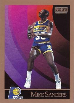 #120 Mike Sanders - Indiana Pacers - 1990-91 SkyBox Basketball
