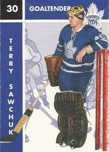 #120 Terry Sawchuk - Toronto Maple Leafs - 1995-96 Parkhurst 1966-67 Hockey