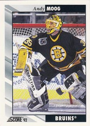 #120 Andy Moog - Boston Bruins - 1992-93 Score USA Hockey