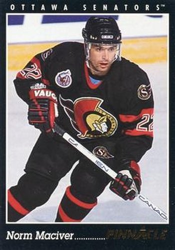 #120 Norm Maciver - Ottawa Senators - 1993-94 Pinnacle Hockey