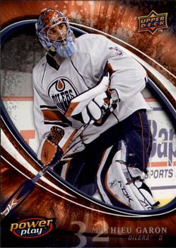 #120 Mathieu Garon - Edmonton Oilers - 2008-09 Upper Deck Power Play Box Set Hockey