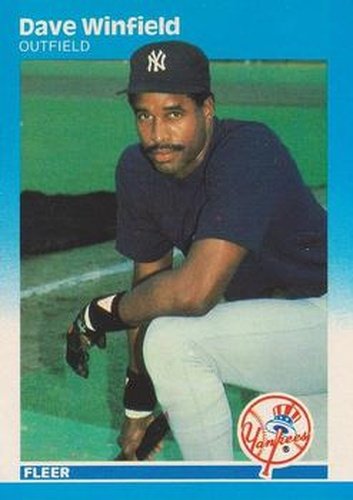 #120 Dave Winfield - New York Yankees - 1987 Fleer Baseball