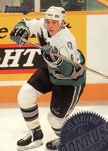 #120 Sandis Ozolinsh - San Jose Sharks - 1994-95 Donruss Hockey