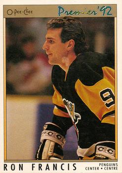 #120 Ron Francis - Pittsburgh Penguins - 1991-92 O-Pee-Chee Premier Hockey