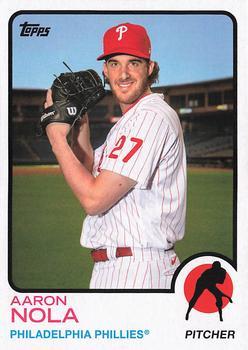 #120 Aaron Nola - Philadelphia Phillies - 2021 Topps Archives Baseball