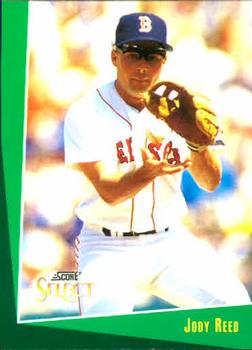 #120 Jody Reed - Boston Red Sox - 1993 Select Baseball