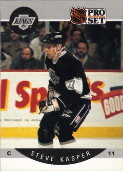 #120 Steve Kasper - Los Angeles Kings - 1990-91 Pro Set Hockey