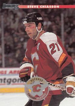 #120 Steve Chiasson - Calgary Flames - 1996-97 Donruss Hockey