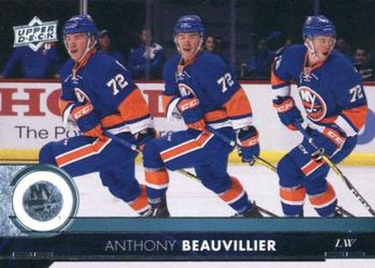 #120 Anthony Beauvillier - New York Islanders - 2017-18 Upper Deck Hockey