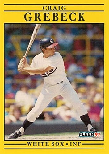 #120 Craig Grebeck - Chicago White Sox - 1991 Fleer Baseball