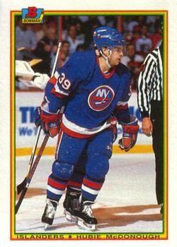 #120 Hubie McDonough - New York Islanders - 1990-91 Bowman Hockey