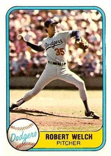 #120a Robert Welch - Los Angeles Dodgers - 1981 Fleer Baseball