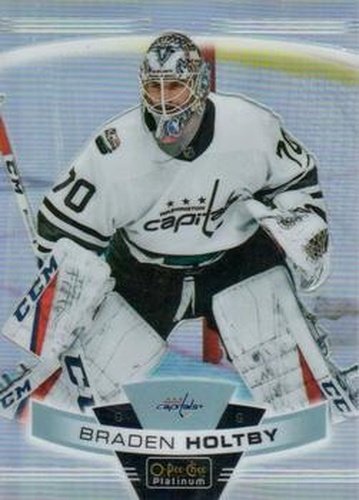 #120b Braden Holtby - Washington Capitals - 2019-20 O-Pee-Chee Platinum Hockey