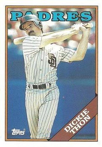#121T Dickie Thon - San Diego Padres - 1988 Topps Traded Baseball