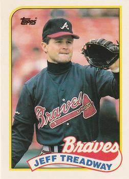 #121T Jeff Treadway - Atlanta Braves - 1989 Topps Traded Baseball