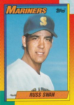#121T Russ Swan - Seattle Mariners - 1990 Topps Traded Baseball