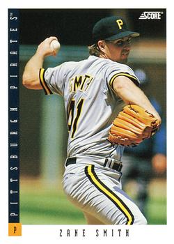 #121 Zane Smith - Pittsburgh Pirates - 1993 Score Baseball