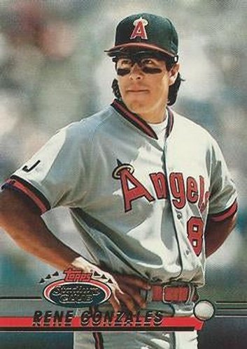 #121 Rene Gonzales - California Angels - 1993 Stadium Club Baseball