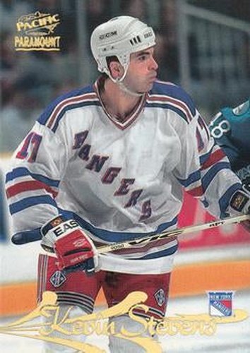 #121 Kevin Stevens - New York Rangers - 1997-98 Pacific Paramount Hockey
