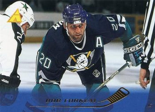#121 Bob Corkum - Anaheim Mighty Ducks - 1995-96 Pinnacle Hockey