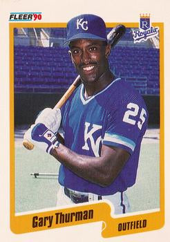 #121 Gary Thurman - Kansas City Royals - 1990 Fleer USA Baseball