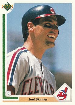 #121 Joel Skinner - Cleveland Indians - 1991 Upper Deck Baseball