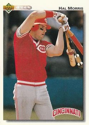 #121 Hal Morris - Cincinnati Reds - 1992 Upper Deck Baseball