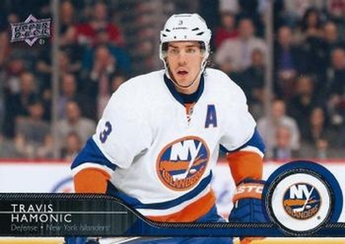 #121 Travis Hamonic - New York Islanders - 2014-15 Upper Deck Hockey