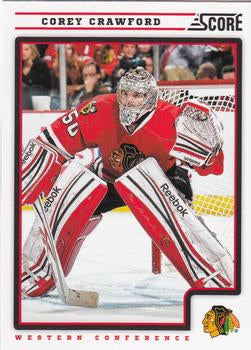 #121 Corey Crawford - Chicago Blackhawks - 2012-13 Score Hockey