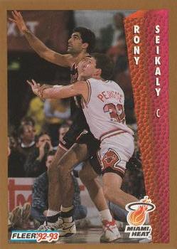 #121 Rony Seikaly - Miami Heat - 1992-93 Fleer Basketball