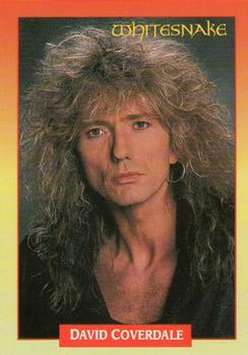 #121 David Coverdale - 1991 Brockum Rock Cards