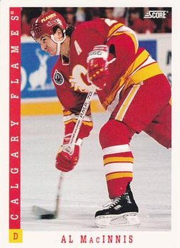 #121 Al MacInnis - Calgary Flames - 1993-94 Score Canadian Hockey