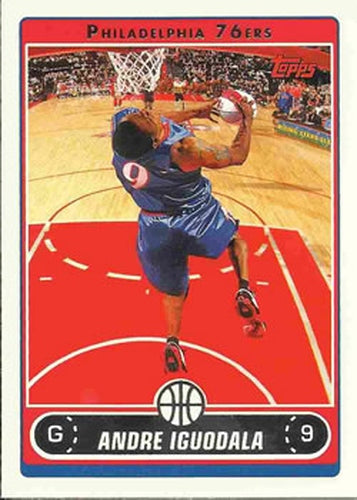 #121 Andre Iguodala - Philadelphia 76ers - 2006-07 Topps Basketball