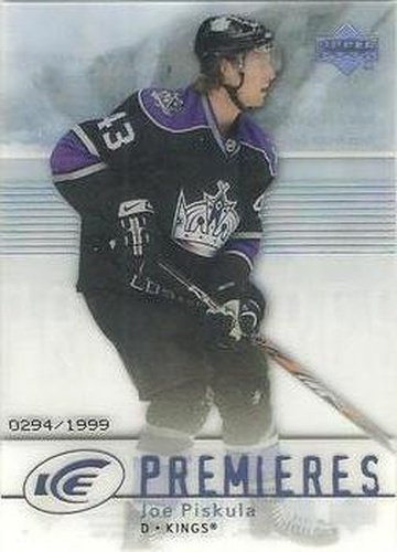 #121 Joe Piskula - Los Angeles Kings - 2007-08 Upper Deck Ice Hockey